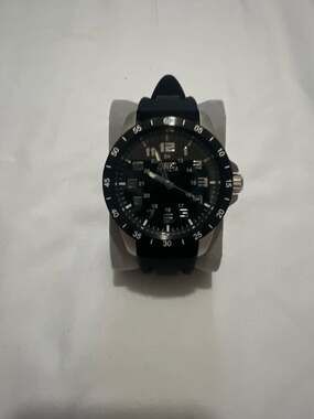 Invicta Specialty Black Dial Men's Watch with Black Rubber Strap 12847